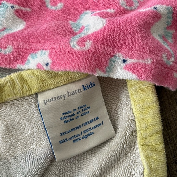 Pottery barn kids swim cover up and towel - Picture 2 of 3